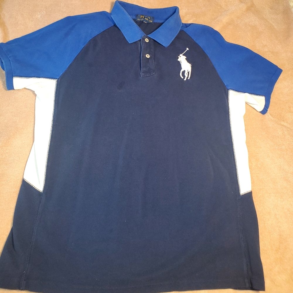 Kids Blue Ralph Lauren Short Sleeve Polo Shirt